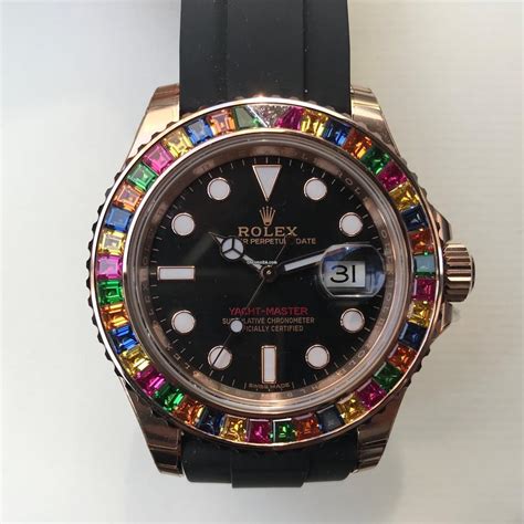 rolex yacht master tutti frutti price|rolex yacht master ii handset.